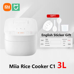 Xiaomi Mijia 3L/4L Electric Rice Cooker N1 Fully Automatic Xiaomi Smart RiceCooker Kitchen Appliances Intelligent Automatic Household Kitchen Cooker Mini Digital Intelligent Rice Cooker Multifunctional With English Stickers