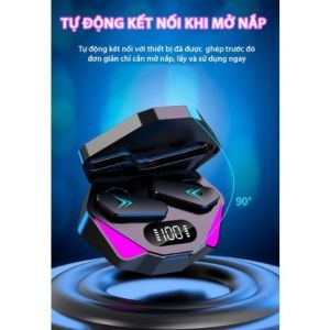 Tai nghe không dây X15 Bluetooth âm thanh hifi sống động điều khiển cảm ứng không trễ cao cấp