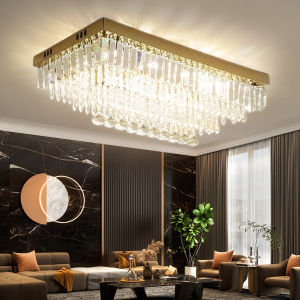 Lampu Plafon Kristal Mewah 50cm 3 warna Lampu Gantung Ruang tamu/Ruang Makan/MiniBar BR