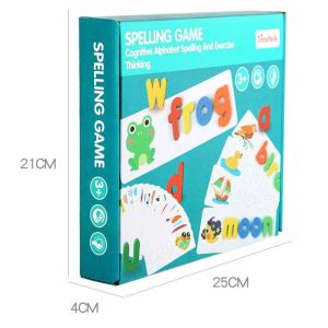 Family SPELLING WORD GAME / mainan anak murah meriah / mainan edukasi anak / flashcard murah