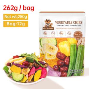 Mr.Squirrel Original Vegetable Chips 14-in-1 Dried Mixed Fruits And Veggies Crispy