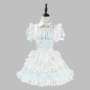 Angel Aqua Blue Maid Outfit    Maid uniform   COSPLAY Womens clothing   Costume