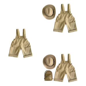 Newborns Photo Studio Costume Polyester Romper Hat Bag For 0-1 Month Infants Comfortable Photography Outfit Safe Design