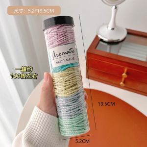 🌈 ยางรัดผม ยางรัดผมหางม้า ยืดหยุ่นดี หนังยางรัดผม สไตล์เกาหลี 🌈