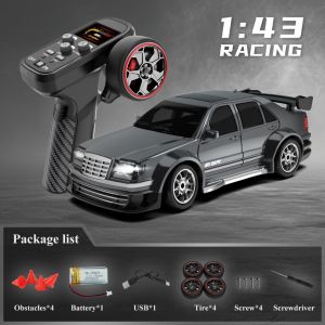 1:43 Remote Control Drift Car 2.4Ghz Rc Car Racing 20km/h With LED Light Boy Drifting RC Toys
