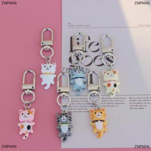 [COD] ZNPNXN Cartoon Cat Phone Strap Keychain Bag Decor For Women Girls Cute Long-tailed Cat Anti Lost Cellphone Chain Pendant Phone Lanyard