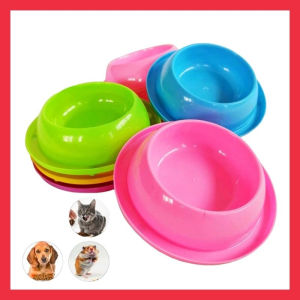 Tempat Makan Kucing Anjing Anti Semut Pet Bowl Double 2 Space Anti Slip Aerizoo