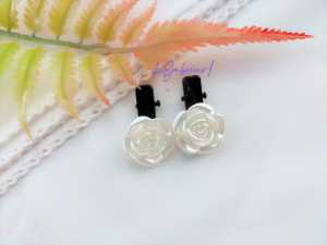 HN1 Hijabnur1 - ( 2 PCS )Jepit Rambut Bunga Mawar Gaya Korea Untuk Wanita