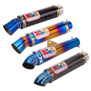 2 Inches Motorcycle Modified Exhaust Pipe Escape Moto Exhaust Muffler Canister Pipe Muffler Power End Pipe Universal For Wave 100 mio 110 RS150 SONIC Y15ZR R15 V3 LC150 LC 135 Raider 150 fi EXCITER 150 SNIPER150 mio sproty etc