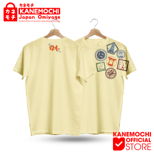 KANEMOCHI T-SHIRT / KAOS JAPAN LUXURY MOTIF JAPAN KITTE ( CREAM ) High Motif Nyaman Pria Sablon Kaos Distro - OLEH OLEH JEPANG - SOUVENIR JEPANG-ATASAN PRIA DAN WANITA-T-SHIRT BAHAN PREMIUM