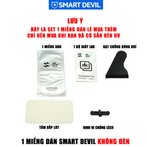 Dán màn hình Xiaomi 12S PPF UV Smart Devil full màn hình dẻo trong suốt - Dán PPF UV Xiaomi Mi 12S