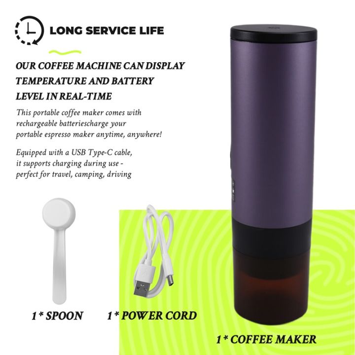 [concise]Portable Coffee Machine Wireless Espresso Machine Outdoor ...