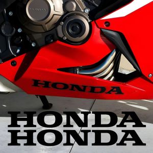 2PCS Honda Logo Side Sticker for Motorcycle Decals Waterproof Stickers Step Board Decal for Motor