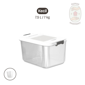 Tempat Penyimpanan Beras Kapasitas 7.5kg / 12.5kg /17.5kg Kotak Beras Rice Storage Wadah Kacang Makanan Sayur