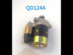 QD124A 12V 1.2KW Starter Motor Diesel Generator Parts Electric Starter Motor Copper Made for 186F 188F 192F Engine Motor Starter
