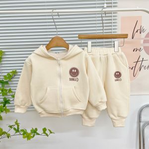 Bộ Nỉ SUMLE XỊN Cho Bé Bộ Quần Áo Nỉ Bông Thu Đông Cho Bé Từ 7-19Kg - SUNGMIN KIDS