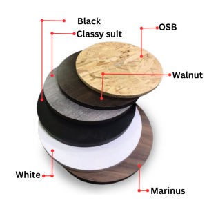 Round Shape Board Melamine and OSB Thickness Up To 16mm Top Decoration Platform