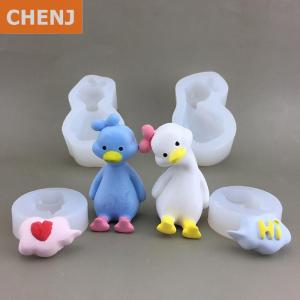 [COD] CHENJ KITCHEN 3D Cute Cartoon Duck Silicone Mold DIY Scented Candle Plaster Soap Resin Mould Handmade Baking Chocolate Cake Mold