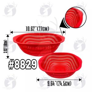 PLASTIC KITCHEN COLANDER MESH TRAY COLANDER TRAY FRUITS AND VEGETABLE BASKET