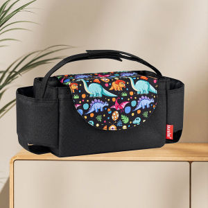 Sunveno Portable Diaper Bag Stroller Bag Organizer High Capacity Baby Nappy Bag Maternity Bag for Baby Care for Mommy Stroller Organizer with Shoulder Straps Baby Travel Bag with Pocket Fits Most Strollers