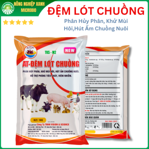 TKS AT - Đệm Lót Chuồng - Vi Sinh Hỗ Trợ Môi Trường Chăn Nuôi Gia Súc Gia Cầm 1kg