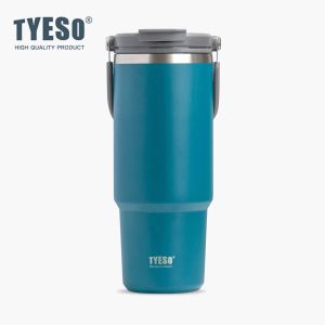 Tyeso 1200ML Vacuum Flasks Stainless Steel Coffee Cup Cold Hot Double-layer Insulated Tumbler Thermo Water Bottle Car Travel Mug2026