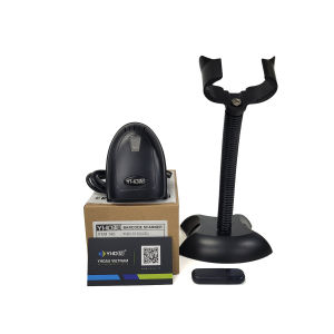 Máy bắn mã vạch không dây YHD 5100 2D quét mã vạch Barcode 1D Qrcode 2D kết nối USB không dây dùng trên Máy tính Laptop