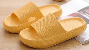 EVA Comfortable 4.0cm Thick Sole Anti-Slip Slippers Sandal Men And Women Selipar Lelaki Dan Perempuan Selipar