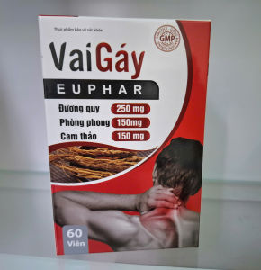 Hỗ trợ giảm đau mỏi vai gáy đau xương khớp tê bì chân tay và giúp mạnh gân cốt/ Vai gáy EUPHAR H-60V