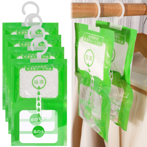 50pcs Anti-Mold Desiccant Bags / Closet Hanging Dehumidifier / Antihumidity Dry Bag / Moisture Absorber for Cabinet