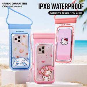 Sanrio Hello Kitty Pouch Clear Photo Screen Touch Summer Vacation PVC ABS Shield LFB373