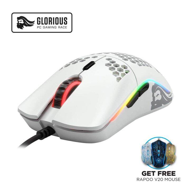 Glorious - Model O - Matte White - Gaming Mouse | Lazada Indonesia