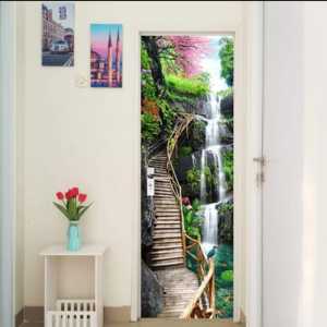 Stiker Pintu Kamar Mandi Stiker Toilet Kamar Mandi Cetak Sendiri ( COD )FLYSTAR STORE