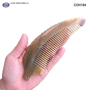 Lược Sừng Hình Lá Uốn Lượn Tinh Xảo - COH184