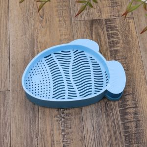 Cat Grass Pot Fish Shaped Cat Grass Planting Box Soilless Hydroponic with Seeds Double Layer Planting Pot for Pet Kitten