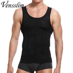 Vensslim Men Slimming Body Shaper Corset Vest Compression Abdomen Tummy Belly Control Slim Waist Cincher Underwear