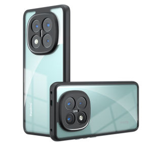 Ốp cho Xiaomi Redmi Note 14 15 Pro Plus note14 note15 Pro note14pro 14pro + 4G 5g Ốp điện thoại trong suốt mờ Ốp lưng chống bám vân tay bảo vệ kiểu áo giáp chống sốc