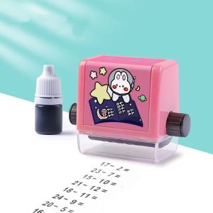 Adjustable addition and subtraction rolling seal roller math fast practice questions within 100 addition and subtraction practice stationery