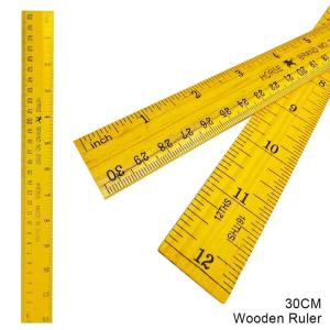 30cm Student Wooden Ruler - Essential School Supplies - Accurate Measuring Sukat Kahoy 30cm para sa Paaralan Long Ruler Office Supplies