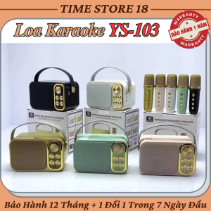 Loa Karaoke Mini YS-103 Đi Kèm 1 Micro Không Dây Loa Bluetooth Loa Hát Karaoke