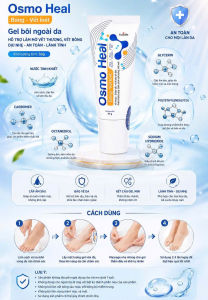 Gel Bôi Ngoài Da Osmo Heal 30G | Gel Làm Dịu Da Trầy Xước Bỏng Nhẹ Kích Ứng Dưỡng Ẩm Thẩm Thấu Nhanh