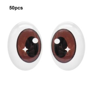 YUDESHUI 50pcs Crystal Phụ Kiện Mắt Búp Bê Mức độ minh bạch cao Đa phong cách Miếng dán mắt giả bằng kính Chất lượng cao 1410mm Mắt thủy tinh cho búp bê mô phỏng