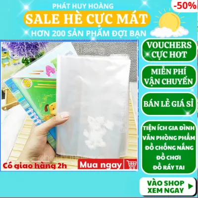 Combo 50 bao tập bao sách học sinh giá rẻ bao sách vở học sinh chất lượng tốt bao tập vở học sinh và bao sách cấp 1 và cấp 2 bao kính tập và sách - Phát Huy Hoàng