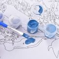 Tranh sơn dầu số hóa LIM Art – Tranh tô màu theo số cá voi, cá heo, đại dương, biển cả. 