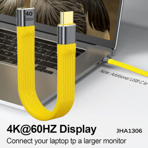 Short USB C Extension Cable 4 inch10 Gbps Short Type-C 3.2 Male to Female Extender Cord Fast Charging & 4K Video Compatible with MacBook Laptop Tablet Phone Gaming etc …