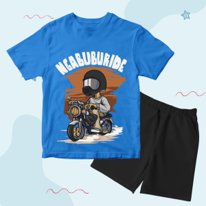 Baju Setelan Kaos Lebaran Anak Laki Laki Motif Kartun Ramadhan Ngabuburit Usia 1 - 10 Tahun - DTF