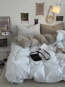 Fantasy Butterfly A Super Soft and Skin-Friendly Baby Bedding Set for Naked Sleeping Thickened and Washable Suitable for Students Dormitories 3 Bedding Set with Fitted Sheet LZD