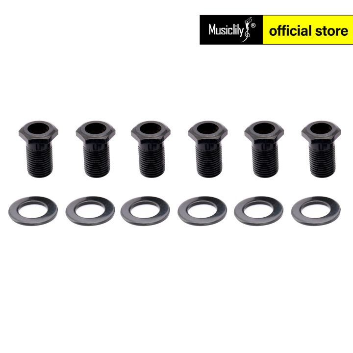 Musiclily Pro 10mm Guitar Tuner Bushings and 14mm Washers for Modern