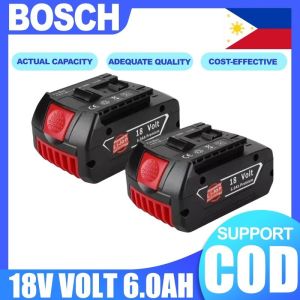 /Bosch 18V 6.0Ah Lithium-Ion Battery BAT609 / BAT609G / BAT618 / BAT618G / BAT614 Replacement Tools.