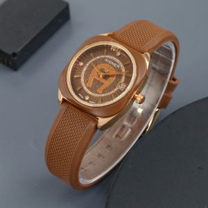 Paket Box Exclusive + Paperbag + Buku Manual / Jam Tangan Aigner Logo VA-975OR / Jam Tangan Fashion Wanita Tali Rubber Diameter 32 cm